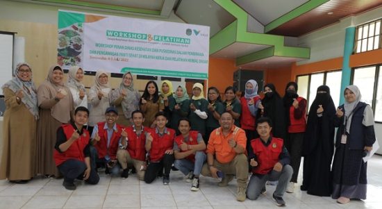 PT Vale Sinergi Dinkes Gencarkan Literasi Tanaman Herbal