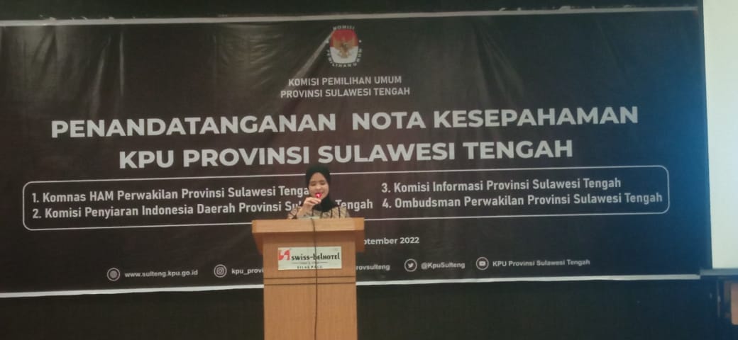 KPU Sulteng teken MoU