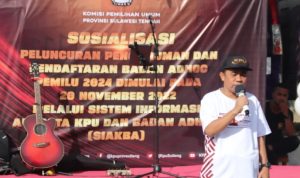 Launching Pendaftaran PPK Diramaikan Aksi “Goyang Siakba” di Sulteng