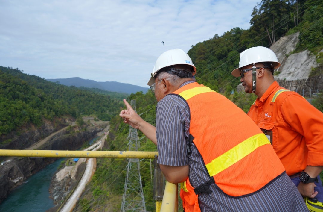 Bendongan Balambano merupakan salah satu bendungan dengan teknologi mutakhir di Indonesia yang tengah digalakkan di PT Vale Indonesia.Foto : Dok/Humas Vale