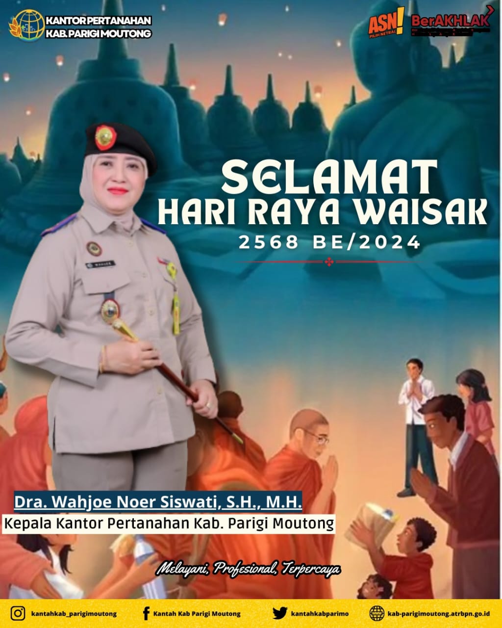 Mengucapkan Selamat Hari Raya Waisak 2024